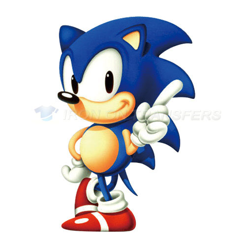 Sonic the Hedgehog Iron-on Stickers (Heat Transfers)NO.5325